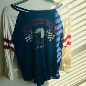 Luck Brand Speed Shop Graphic Tee